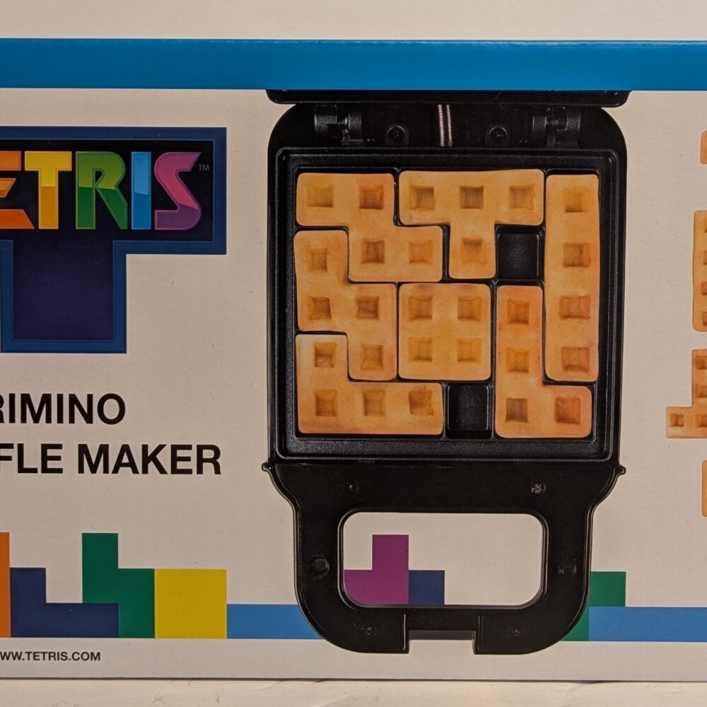 Tetris Tetrimino Waffle Maker - Makes 7 Shapes - Make in 3 Minutes